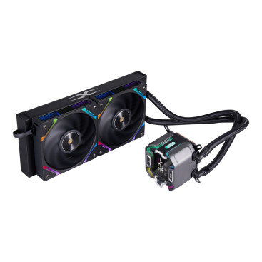 1STPLAYER X-240E ARGB, LGA1700/1200/115X/AM5/AM4, Black