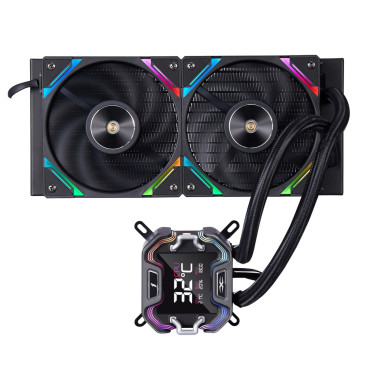 1STPLAYER X-240E ARGB, LGA1700/1200/115X/AM5/AM4, Black