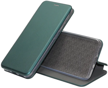 Wellmade Чехол-книжка для Samsung Galaxy M32 SM-M325 темно-зеленый