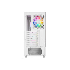 Powercase Mistral AY4W ARGB, ATX, 4x120mm ARGB, White, CMAYW-A4