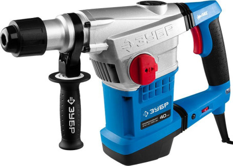 Перфоратор Зубр ЗПМ-40-1250 ЭВК патрон:SDS-max уд.:10Дж 1250Вт (кейс в комплекте)