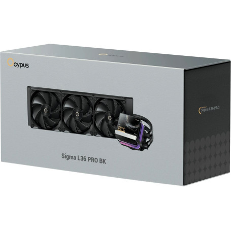 Ocypus Sigma L36 PRO BK, LGA1700/1200/115X/AM5/AM4, Sigma-L36-BK3ANWL00P-GL, черный