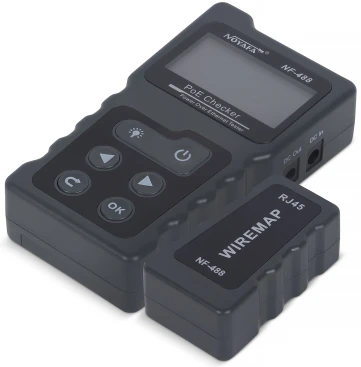 Тестер кабельный Cabeus HT-488-PoE черный