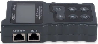 Тестер кабельный Cabeus HT-488-PoE черный