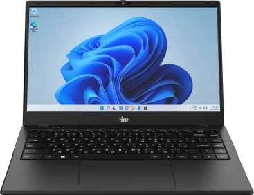 Ноутбук IRU Planio 14ING N-series N100 8Gb SSD512Gb Intel UHD Graphics 14" IPS FHD (1920x1080) Windows 11 Pro 64 black WiFi BT Cam 6000mAh (2059101)