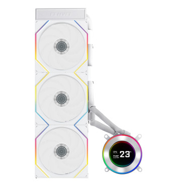 Lian Li HydroShift II LCD-C 360TL, LGA1700/1200/115X/AM5/AM4, White