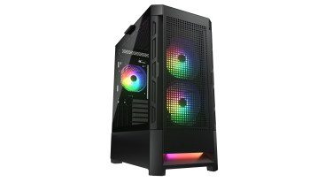 Cougar Airface RGB, ATX, 3x120mm ARGB, Black, CGR-5ZD1B-AIR-RGB