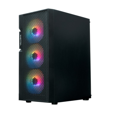 XASTRA A302 4FRGB, ATX, 4x120mm FRGB, Black, A302-BK-FC120FRGB-4F-GL