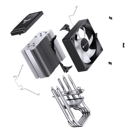 JONSBO CR-1400 EVO ARGB LGA1700/1200/115X/AM5/AM4 TDP 180W FAN 92mm