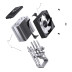 JONSBO CR-1400 EVO ARGB LGA1700/1200/115X/AM5/AM4 TDP 180W FAN 92mm