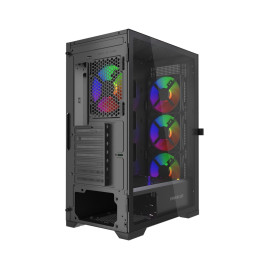 Powercase Mistral B415, ATX, 4x120mm ARGB, Black, CMAB415-A4