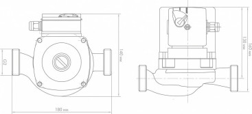 Насос циркуляционный Джилекс Циркуль 32/80 155Вт 5340л/час (3280)
