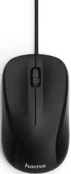 Hama MC-300, проводная, 1200dpi, черный