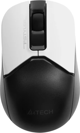 A4Tech Fstyler FB12, беспроводная, 1200dpi, белый/черный