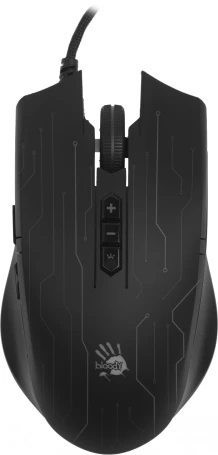 A4Tech Bloody Q82, проводная, 6200dpi, черный/рисунок