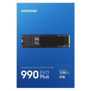 Samsung 990 EVO PLUS 4TB M.2 2280 PCIe Gen4x4 MZ-V9S4T0BW