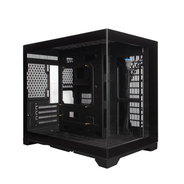 1STPLAYER MEGAVIEW MV6-TP, mATX, Aquarium, Black, MV6-TP-BK