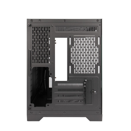 1STPLAYER MEGAVIEW MV6-TP, mATX, Aquarium, Black, MV6-TP-BK