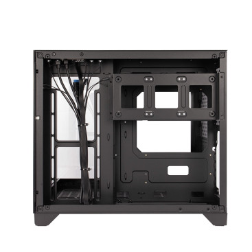 1STPLAYER MEGAVIEW MV6-TP, mATX, Aquarium, Black, MV6-TP-BK