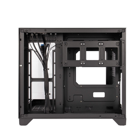 1STPLAYER MEGAVIEW MV6-TP, mATX, Aquarium, Black, MV6-TP-BK