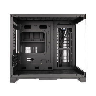 1STPLAYER MEGAVIEW MV6-TP, mATX, Aquarium, Black, MV6-TP-BK