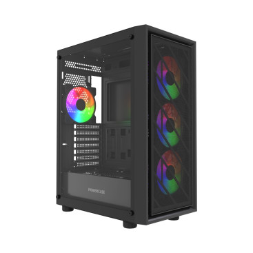 Powercase Mistral EA16, ATX, 4x120mm FRGB, Black, CMAEA16-L4