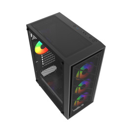 Powercase Mistral EA16, ATX, 4x120mm FRGB, Black, CMAEA16-L4