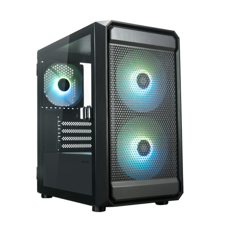 XASTRA A303M 3ARGB, mATX, 3x120mm ARGB, Black, A303M-2FC14A-1FC12A-D