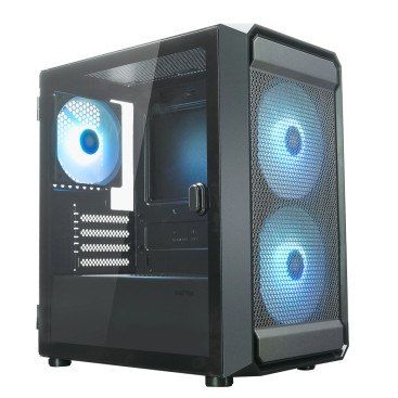 XASTRA A303M 3ARGB, mATX, 3x120mm ARGB, Black, A303M-2FC14A-1FC12A-D