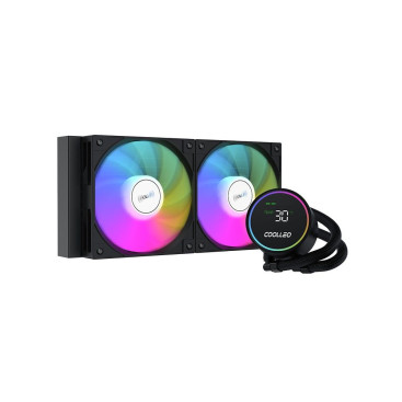 Coolleo ICE Fairy DIG 240 LITE BK, LGA1851/1700/1200/115X/AM5/AM4, DIG-240-LITE-BK, черный