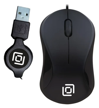 Оклик 115SR, проводная, 1000dpi, черный