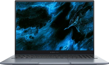 Ноутбук Digma Pro Pactos Ryzen 5 7430U 16Gb SSD512Gb AMD Radeon Graphics 16" IPS WUXGA (1920x1200) Windows 11 Pro dk.grey WiFi BT Cam 5500mAh (DN16R5-ADXW04)