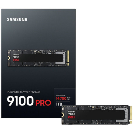 Samsung 9100 PRO Black 1TB M.2 2280 PCIe Gen5x4 MZ-VAP1T0BW