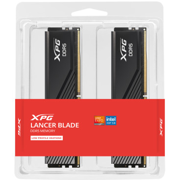 ADATA XPG Lancer Blade RGB 16GB (2x8GB) DDR5 5600 CL46 Black AX5U5600C468G-DTLABRBK