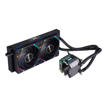 1STPLAYER X-240 ARGB, LGA1700/1200/115X/AM5/AM4, Black