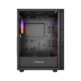 Powercase Mistral EA17, ATX, 4x120mm ARGB, Black, CMAEA17-A4
