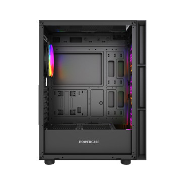 Powercase Mistral EA17, ATX, 4x120mm ARGB, Black, CMAEA17-A4