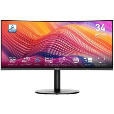 34" MSI UWQHD Modern MD342CQP, черный