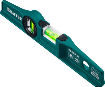 Уровень Kraftool 34718-060 пузырьковый 2глаз. магнит. литой зеленый