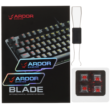 Клавиатура ARDOR GAMING Blade Optical оптомеханическая проводная (Черный)