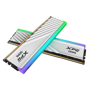 ADATA XPG Lancer Blade RGB 32GB (2x16GB) DDR5 6000 CL34 White AX5U6000C3416G-DTLABRWH