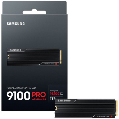 Samsung 9100 PRO Black 1TB M.2 2280 PCIe Gen5x4 14700/13300 MZ-VAP1T0CW