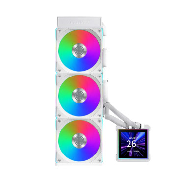 Lian Li HydroShift II LCD-S 360CL, LGA1700/1200/115X/AM5/AM4, White