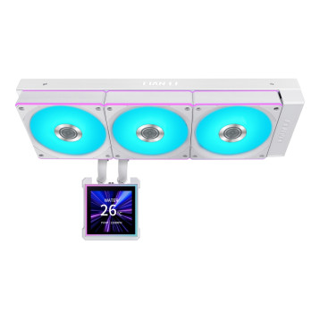 Lian Li HydroShift II LCD-S 360CL, LGA1700/1200/115X/AM5/AM4, White