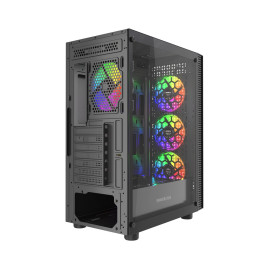 Powercase Mistral EA18, ATX, 4x120mm ARGB, Black, CMAEA18-A4