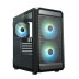 XASTRA A303M 3ARGB-C6, mATX, 3x120mm ARGB, Black, A303M-2FC14A-1FC12A-C6-D