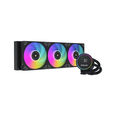Coolleo ICE Fairy DIG 360 BK, LGA1851/1700/1200/115X/AM5/AM4, DIG-360-BK, черный