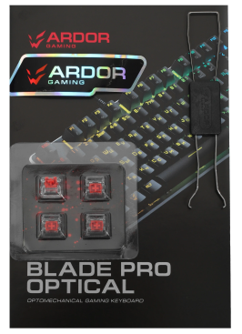 Клавиатура ARDOR GAMING Blade PRO Optical оптомеханическая проводная (Черный)
