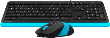 Набор клавиатура + мышь A4Tech Fstyler F1010 проводной (черный/синий)
