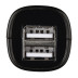 Автомобильное зар./устр. Hama H-1401660 12W 1.2A+1.2A 2xUSB универсальное черный (00173624)